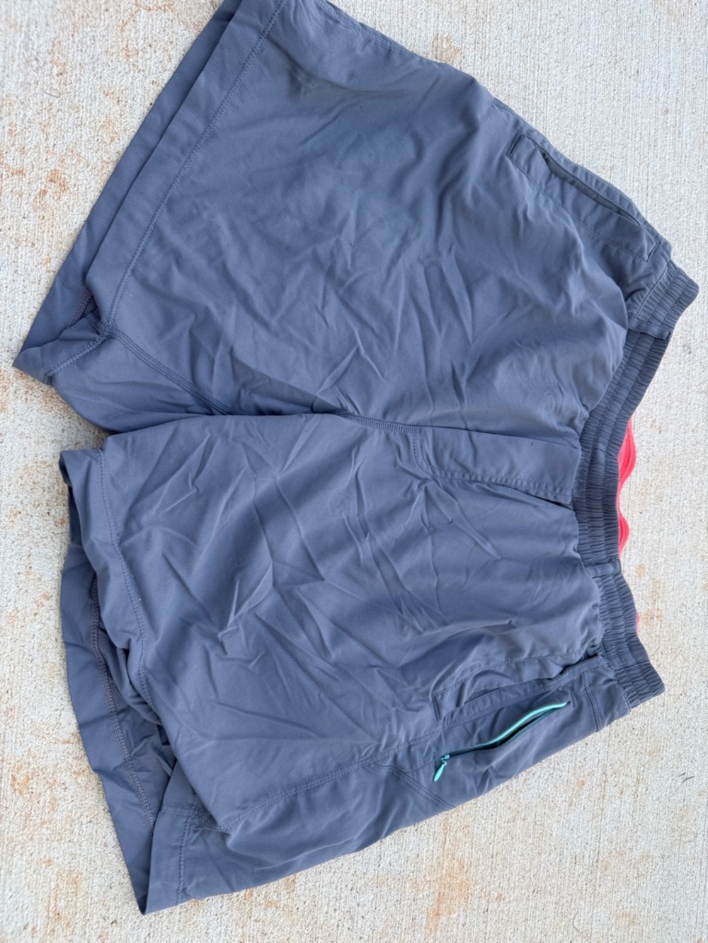 Men's Birddogs Athletic Drawstring Shorts in Charcoal Gray